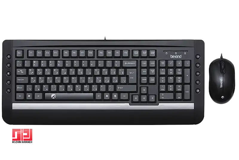 کیبورد و ماوس باسیم بیاند مدل BMK-6141 با حروف فارسی