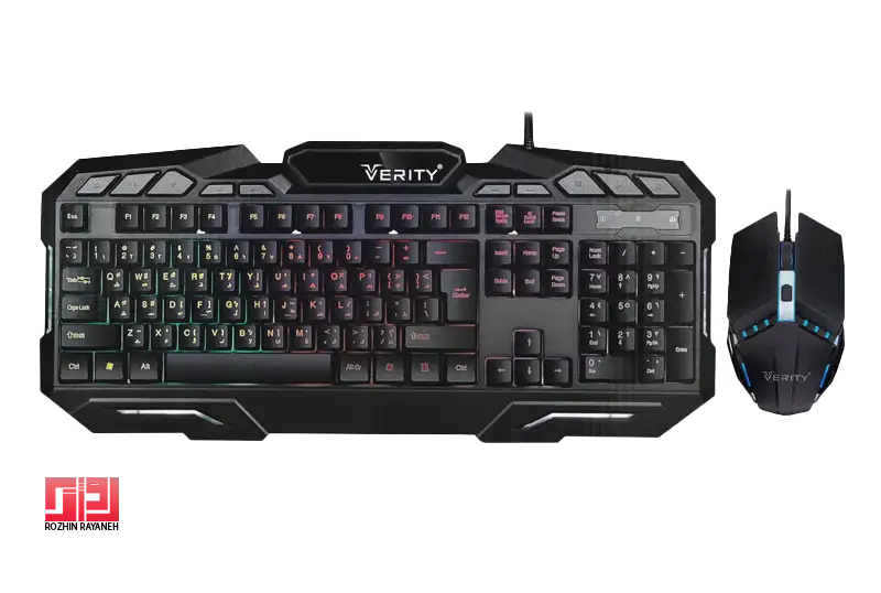 کیبورد و ماوس مخصوص بازی وریتی مدل V-KB6126GCW