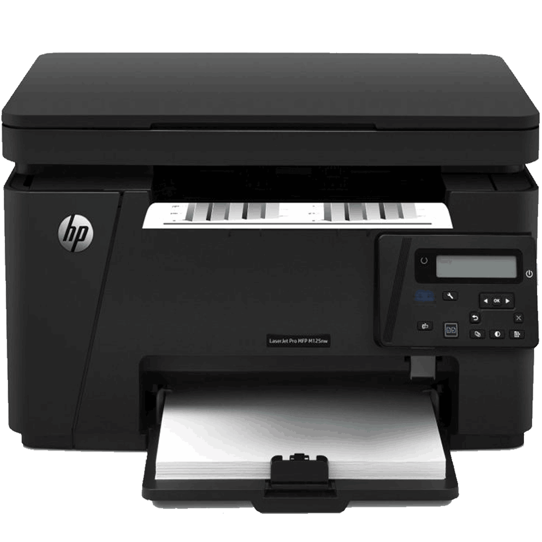پرینتر چند کاره لیزری استوک اچ پی مدل M125nw ا HP M125nw LaserJetM Printer